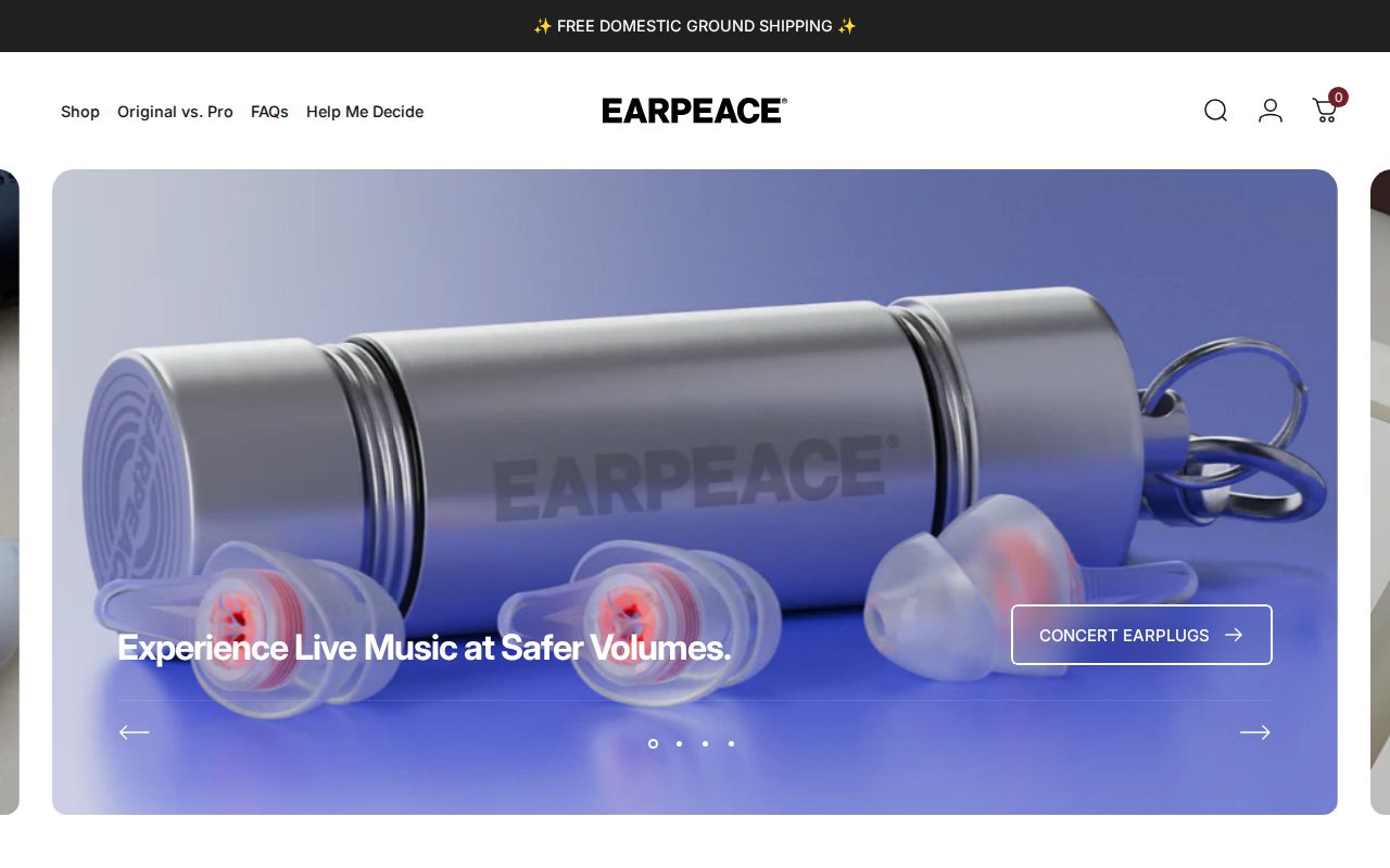 EVERYDAY Earplugs公式サイト